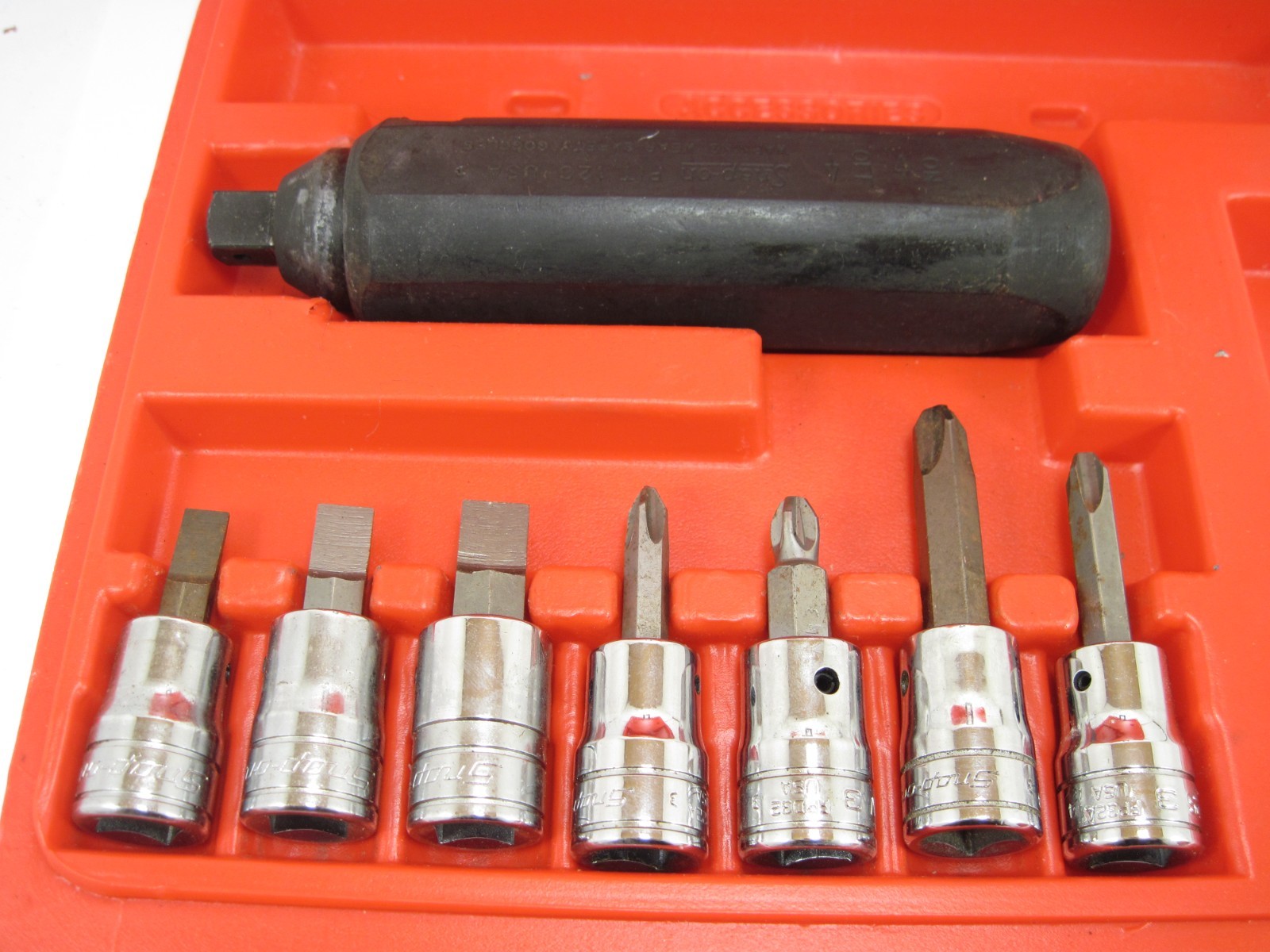 Snap On 3/8″ Drive Hand Impact Driver Set PIT120 MINT