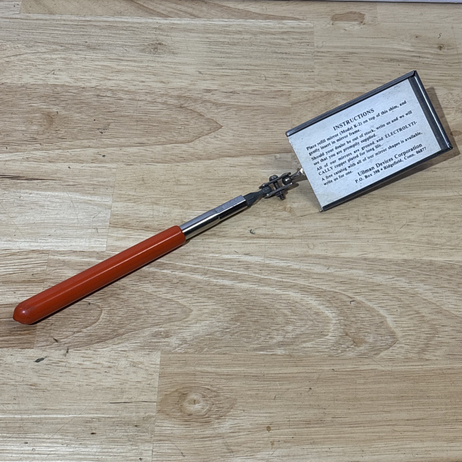 Blue Point Telescoping Inspection Mirror Orange Handle 7 -15.5″ GA294 USA READ!