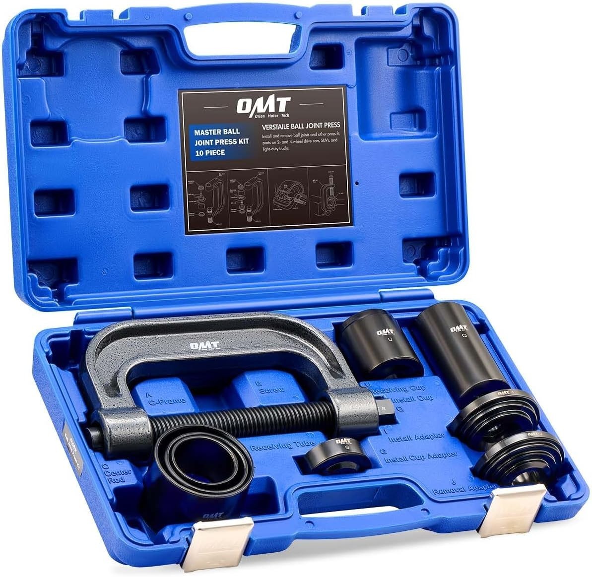 Orion Motor Tech Heavy Duty Ball Joint Press U Joint Removal Tool Kit Universal