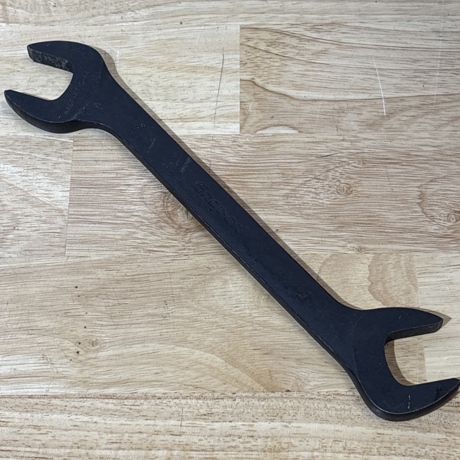 Snap On 1″ 4 Way Head Open End Wrench Black Industrial Finish GVS32B USA READ