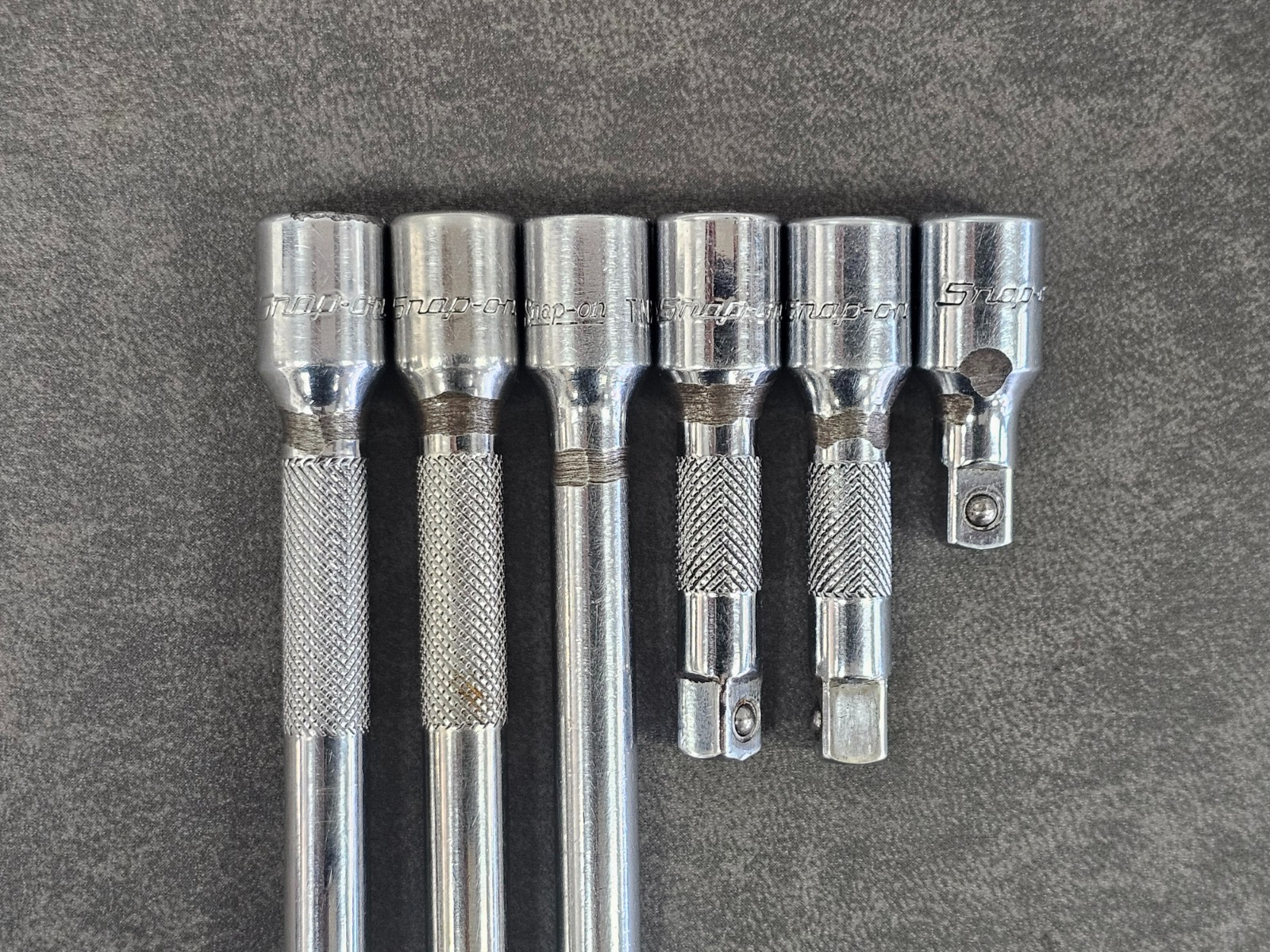 Snap-On 6pc 1/4″ Drive Extensions TMX1 TMXK2 (x2) TMX4 TMXK80 TMXK110