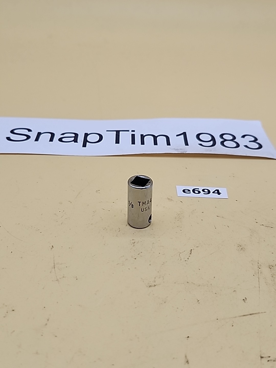 Snap-on Tools TMA4 1/2 Hex Allen Bit Socket Driver 1/4″ Drive 9/64″ USA
