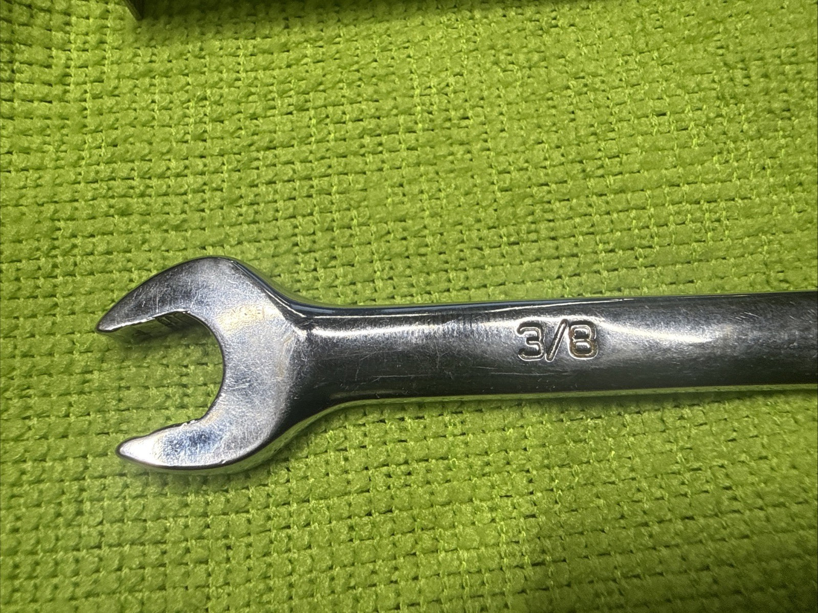 Snap on Tools Flank Drive Open End Speed Wrench 3/8 USA made
