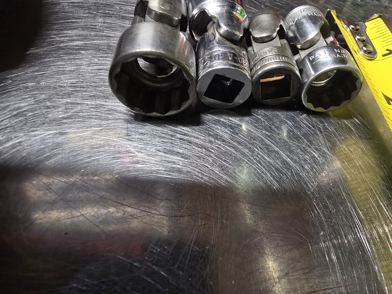 Snap On Tools 3/8 Drive 12 Point SAE Swivels. Excellent Condition. Not A Set