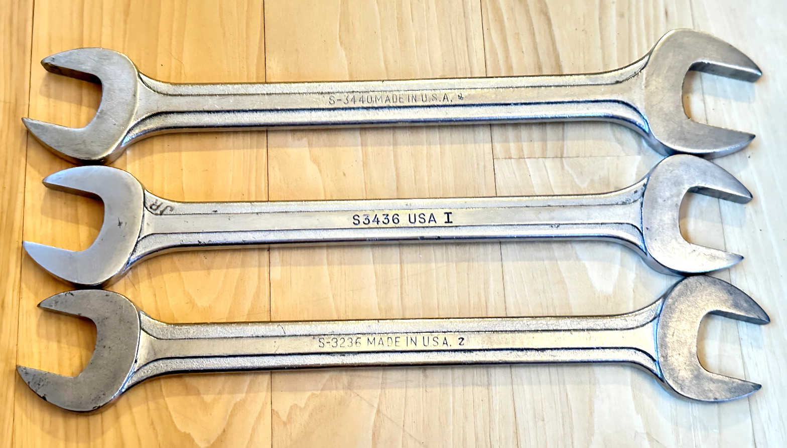🇺🇸 Blue Point Tool USA SUPREME JUMBO Wrench Set SAE Double Open End Offset Lot