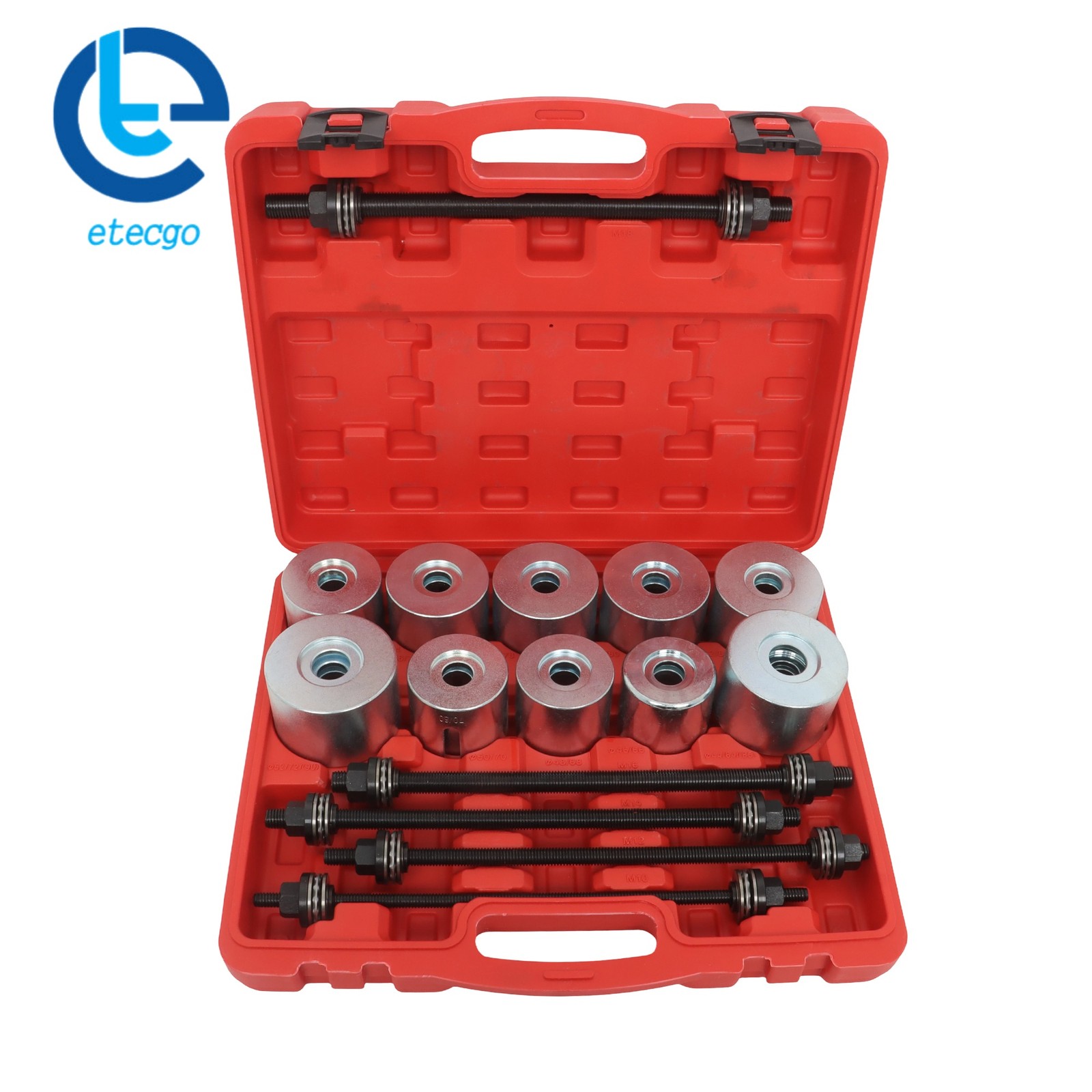 27Pcs Universal Press and Pull Sleeve Bush Bearing Removal Insertion Tool Kit