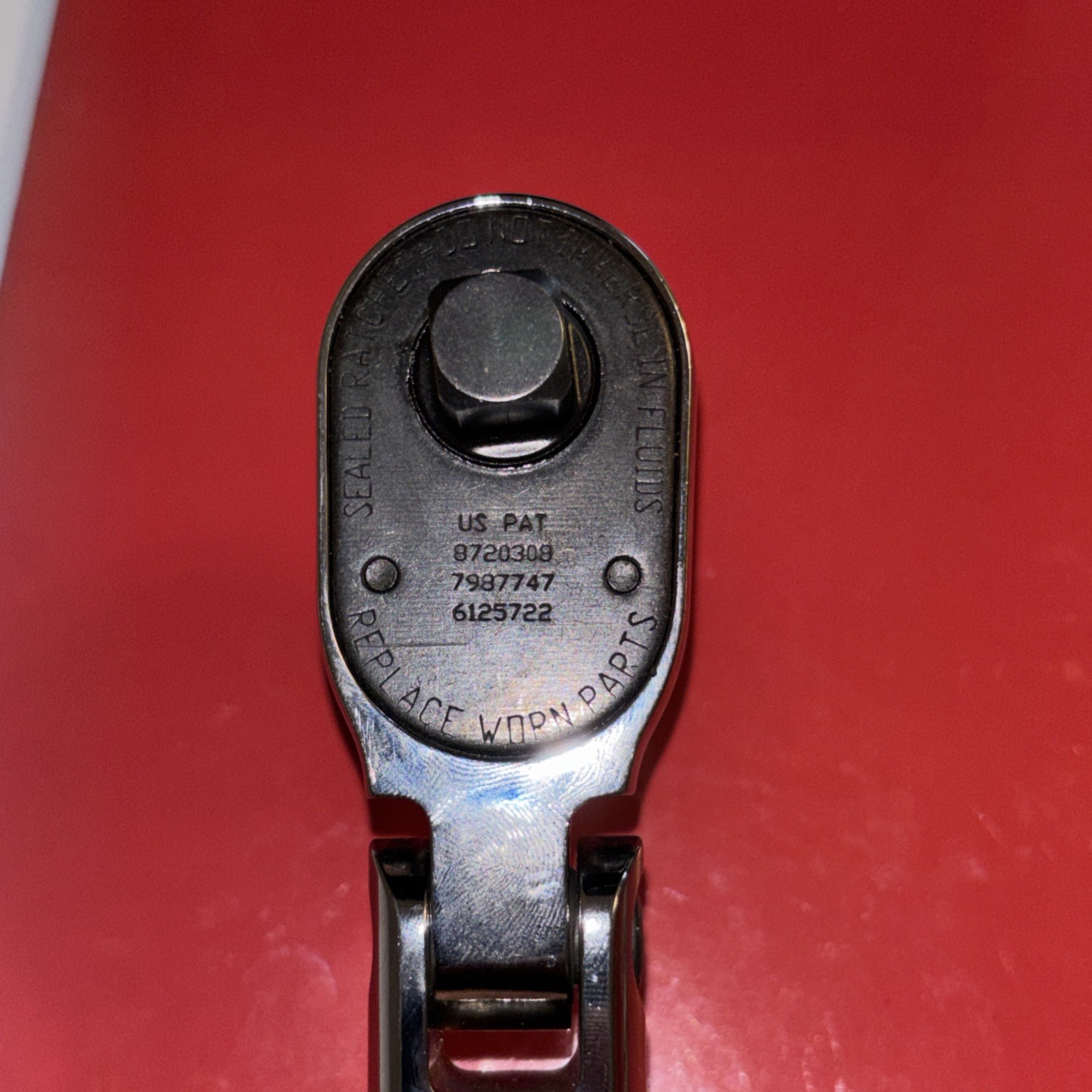 SNAP-ON TOOLS NEW 1/2 DR. SHORT HANDLE FLEX HEAD RATCHET SKF80A, USA