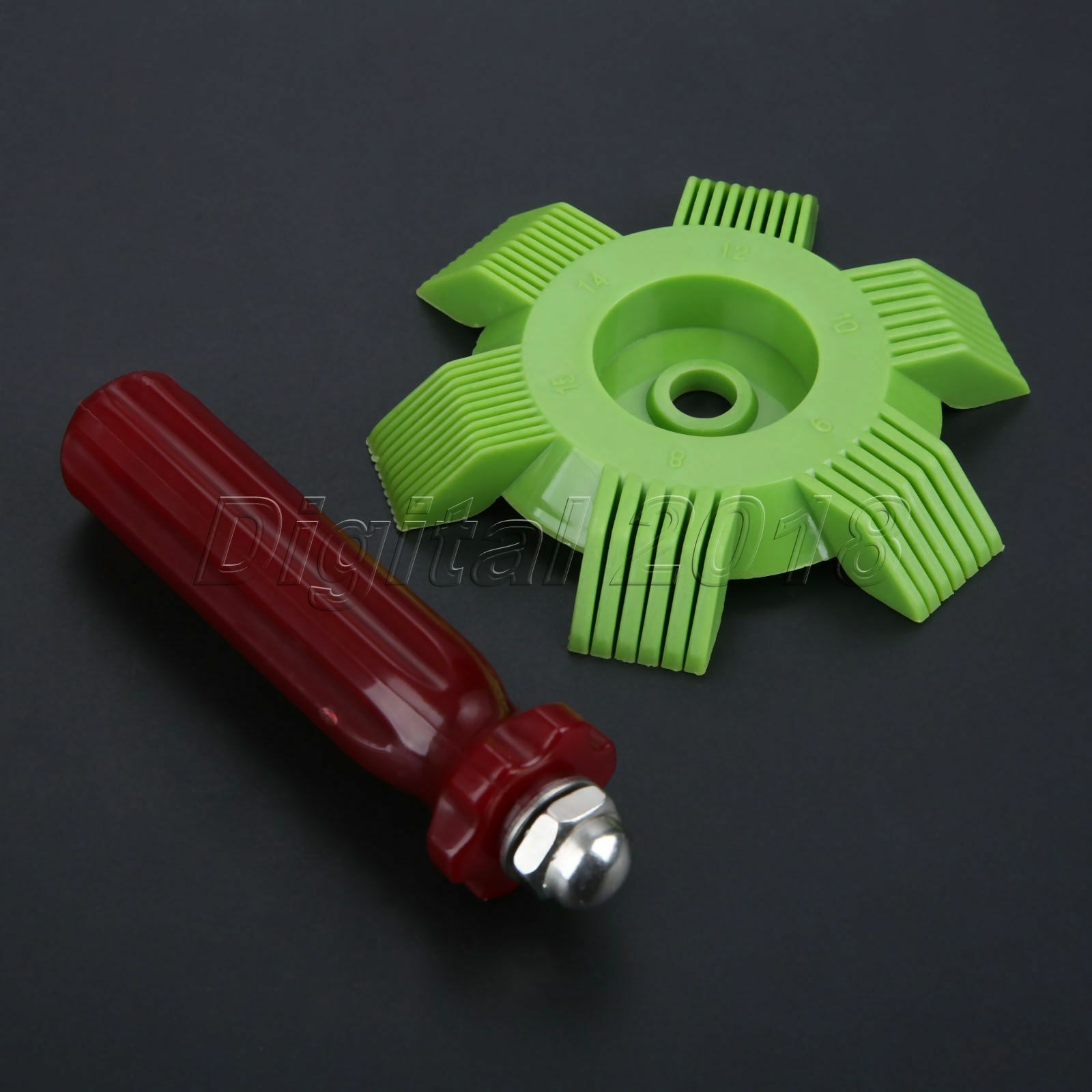Condenser Fin Straightener Comb 6 in1 Cleaner Automotive A/C Radiator Evaporator