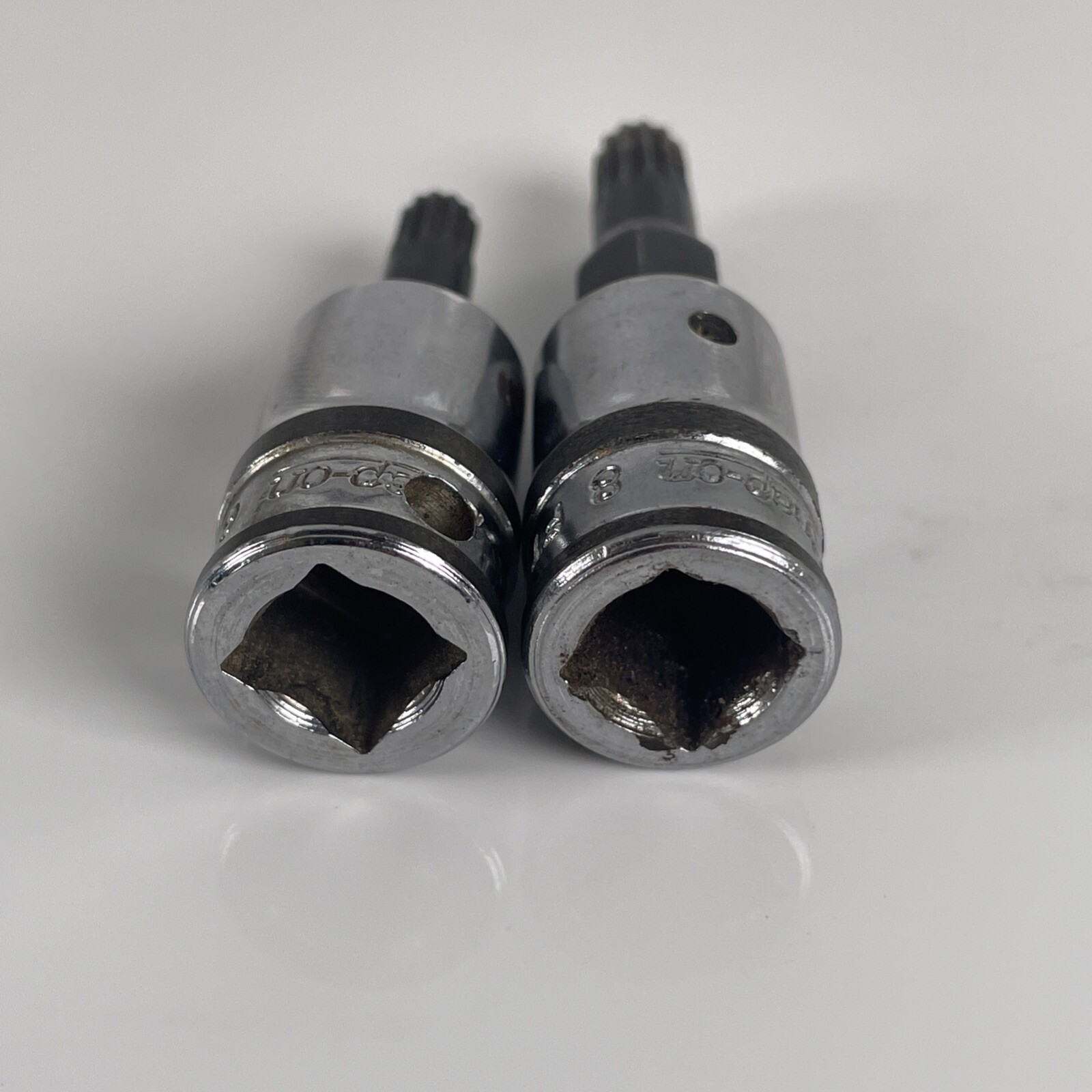 SNAP ON TOOLS Triple Square Sockets 2Pcs. 3/8″ Drive FTSM6A & FTSM8A