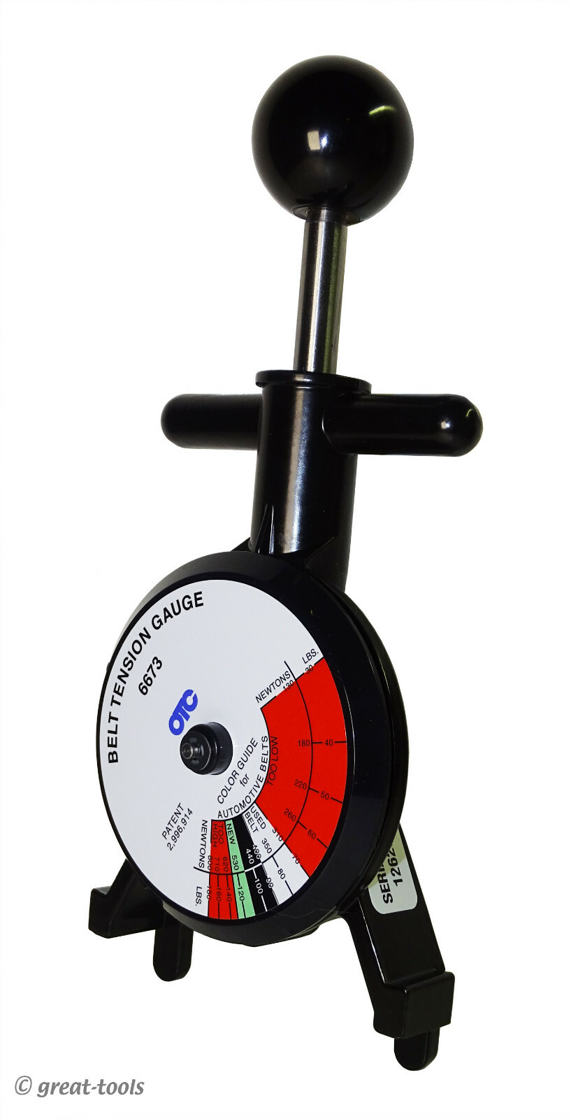 AUTOMOTIVE BELT TENSION GAUGE TOOL – stops squealing accessory drive belts