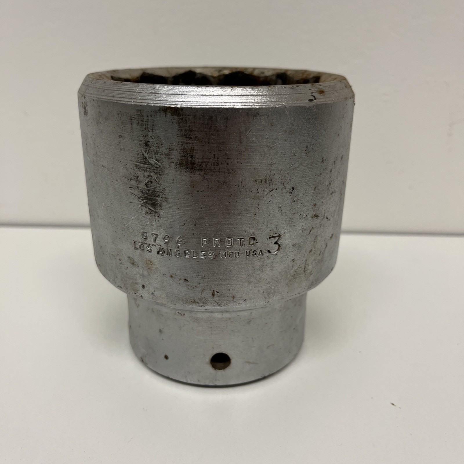 Proto 3” socket 5796 12 Point ~ Los Angeles Made In USA