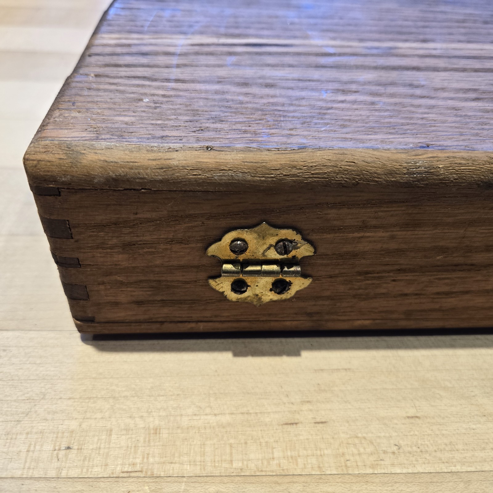 IRWIN Auger Bit Set in Oak Box with Original Booklet