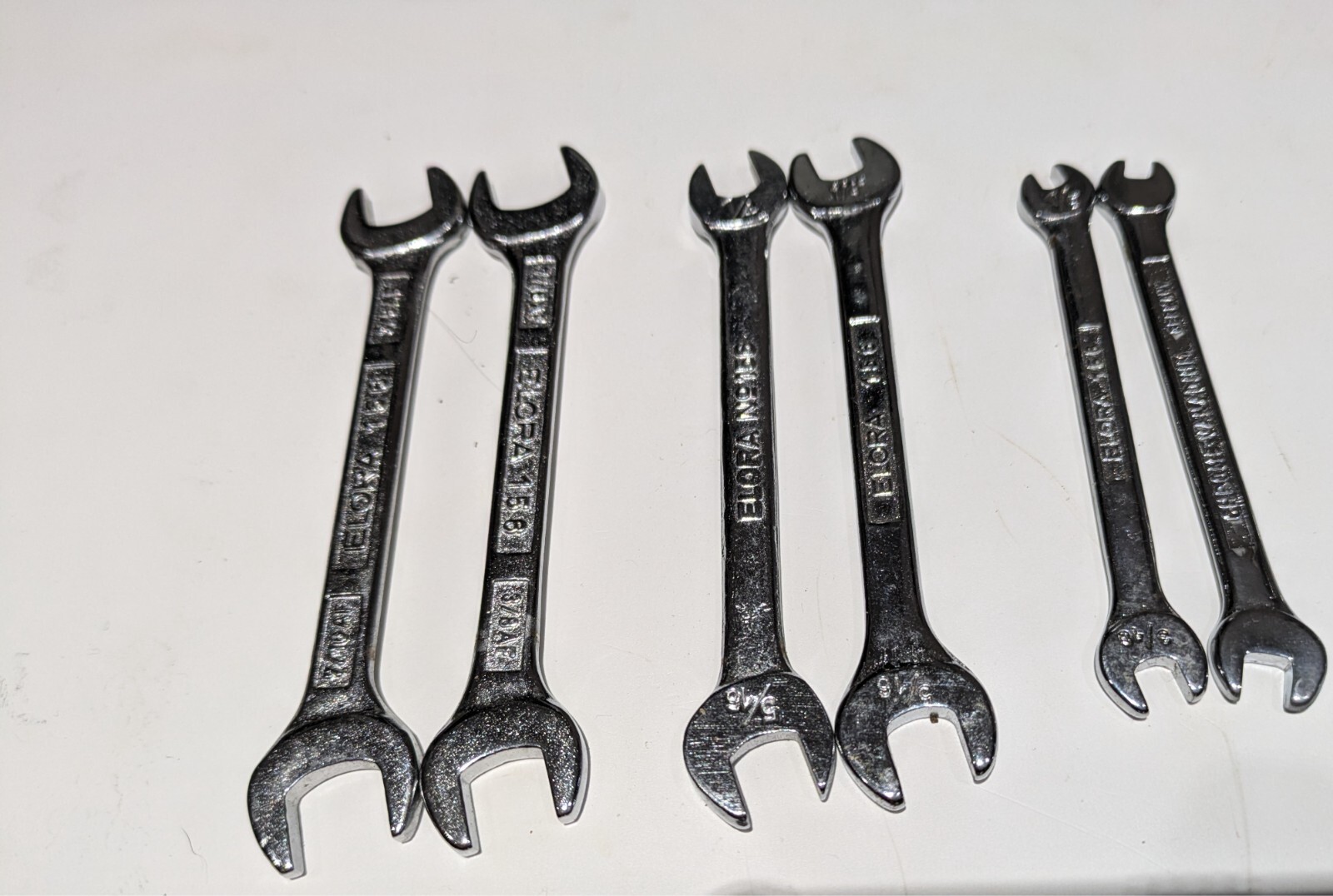ELORA MINI AF OPEN END SPANNERS 1/8″X3/16 1/4″X5/16″ 3/8″X 7/16 2 of each