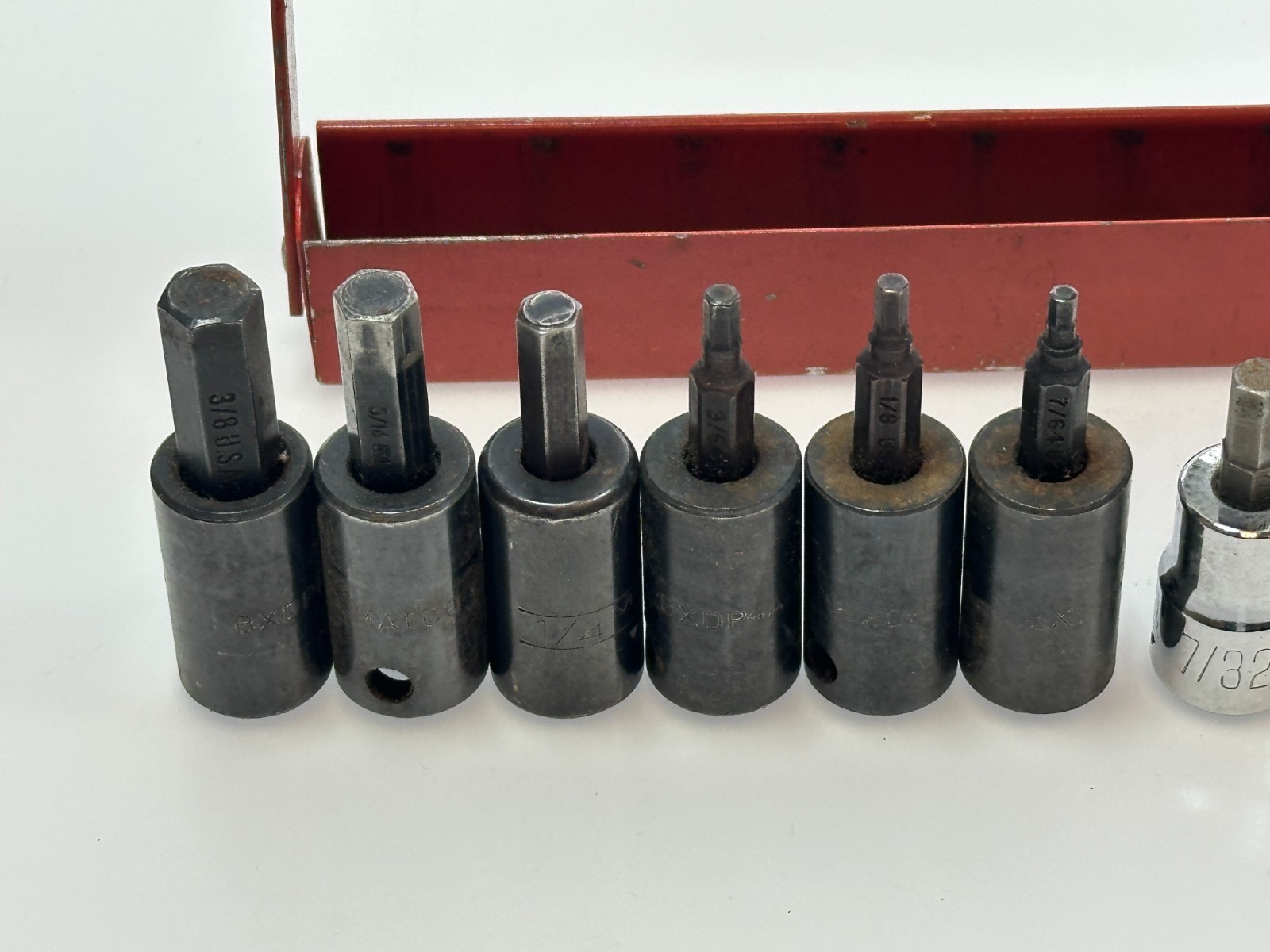 🇺🇸 Matco Tools USA 10pc SAE Hex Bit Socket Driver Set, Impact Regular Mix Lot