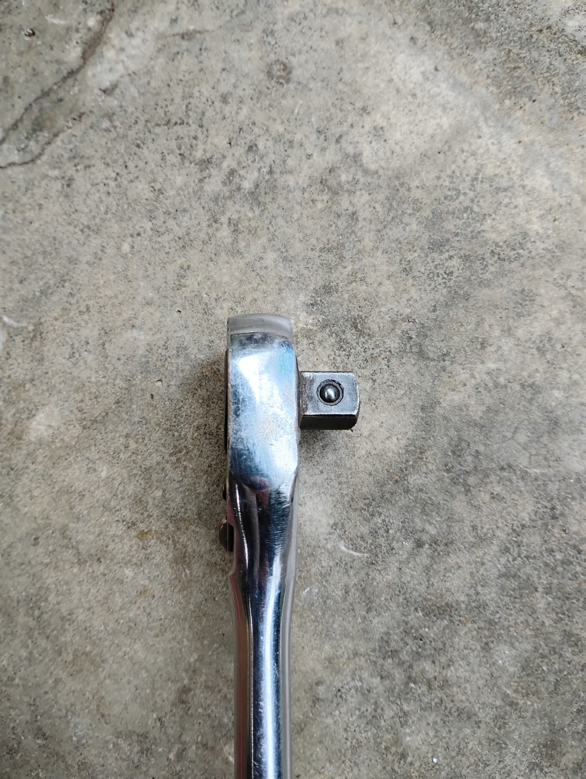 Proto Tools 1/2 in Drive 10 in. Long Pear Head Ratchet Chrome Polished 5449 USA
