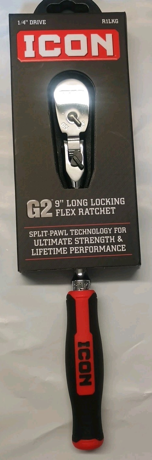 G2 9″ Long Locking Flex Ratchet 1/4 Drive R1lkg