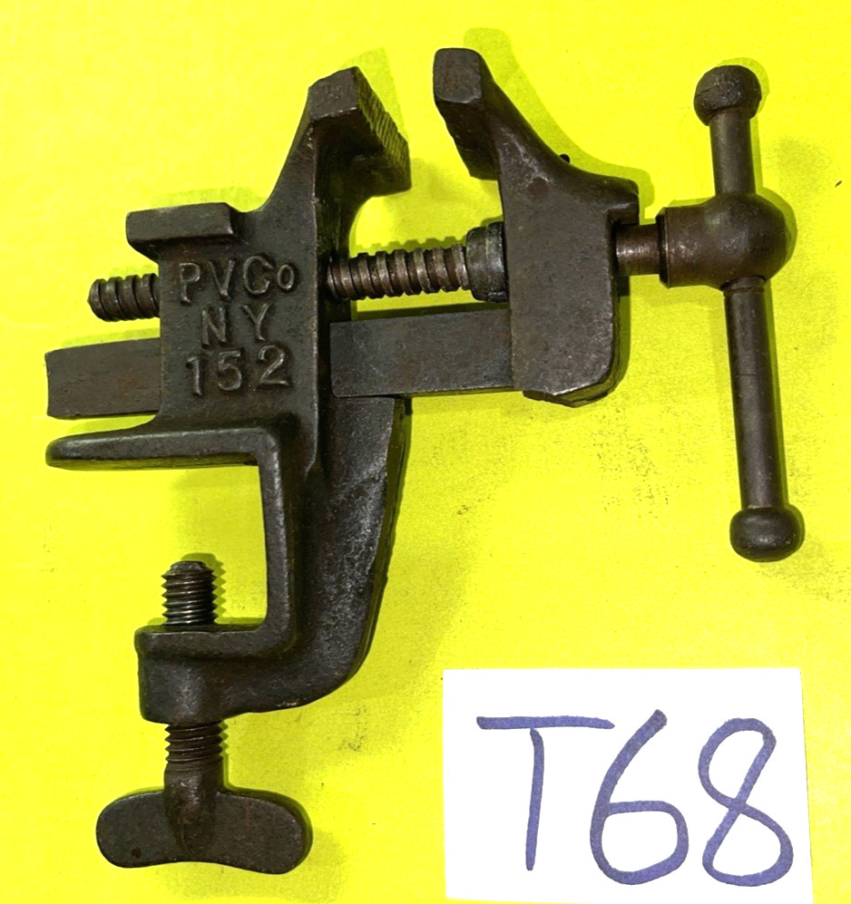 PV CO TOOL VINTAGE 154 VISE 1-1/2 INCHES WIDE JAW FREE SHIPPING IN THE US