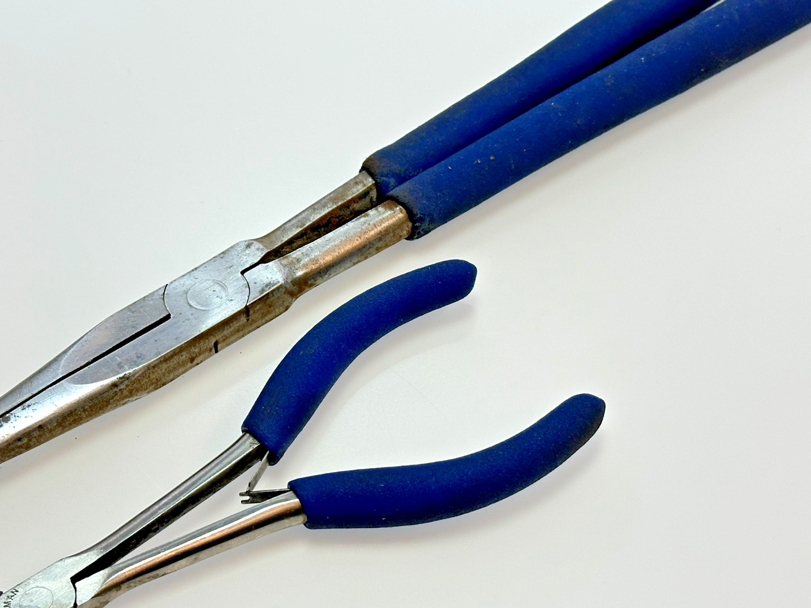 Craftsman Diagonal Pliers Blue Grip w/ Unknown XL Extra Long Long Nose Pliers