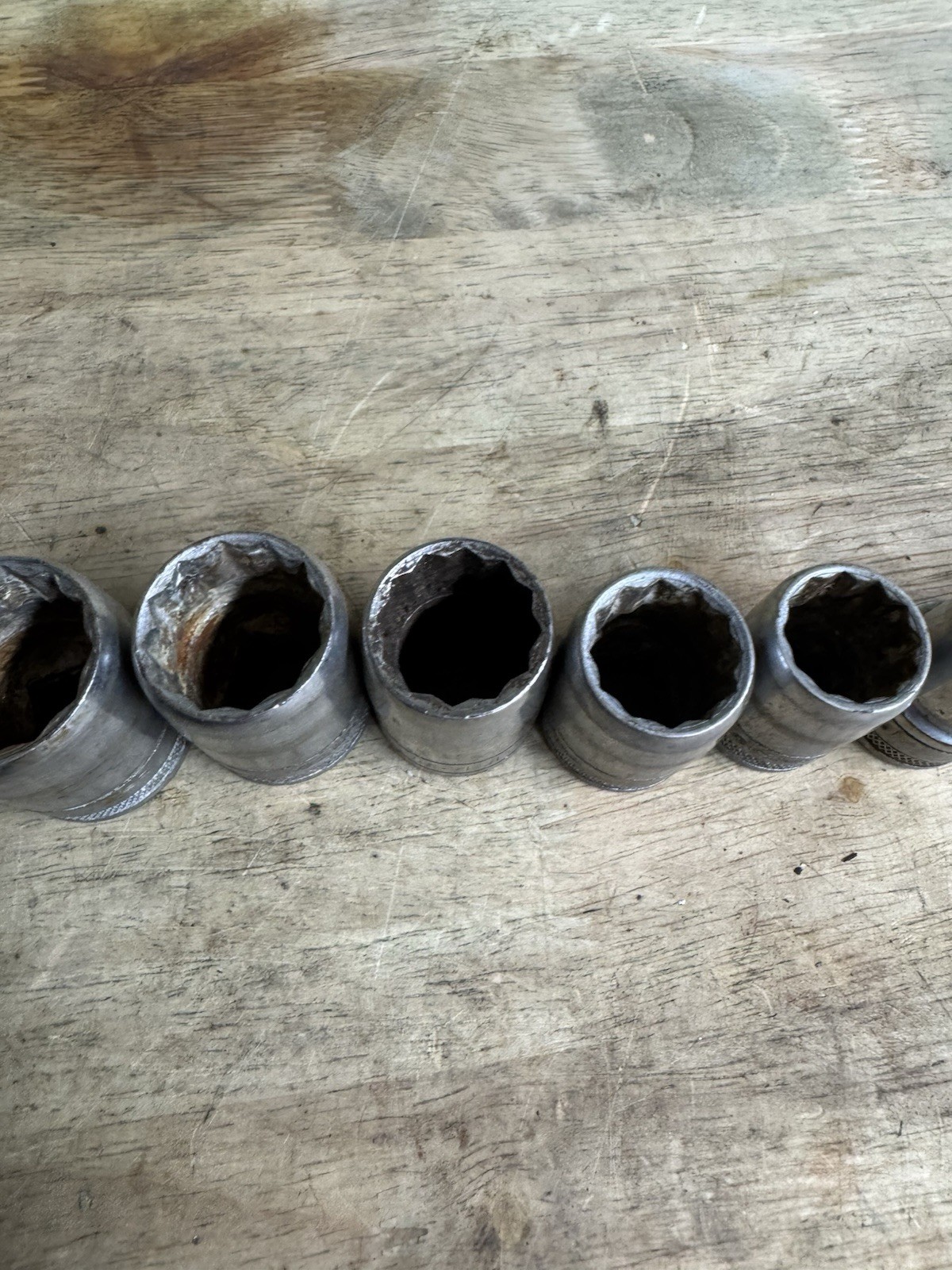Vintage S-K tools sockets / mixed lot Of 10, 1/2” And 3/8” drive, USA