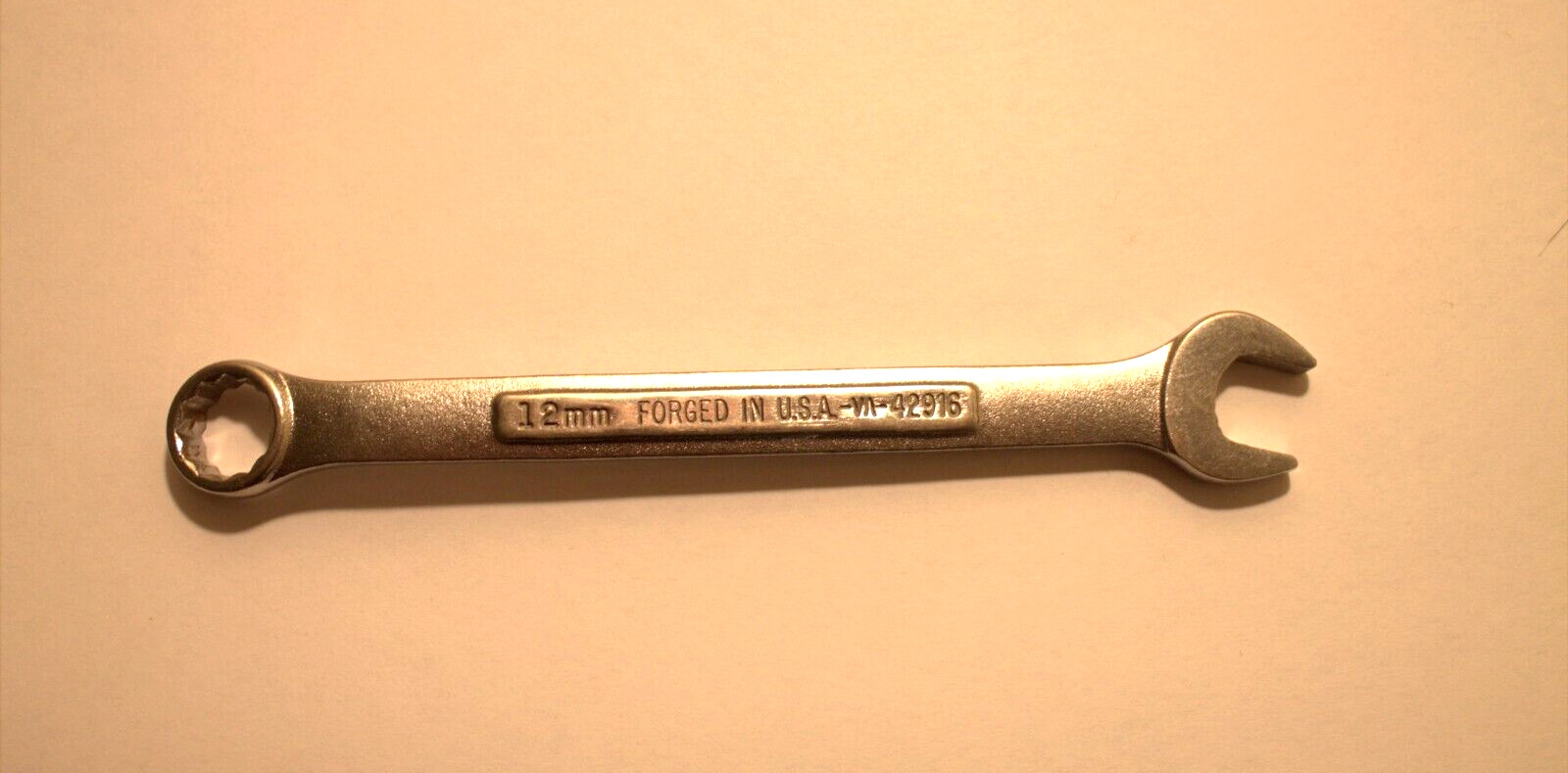 Craftsman 12MM-VA 42916 Combination Wrench Vintage Made in USA hand tool