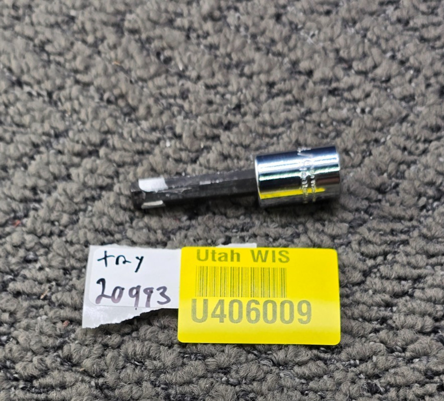 (QTY 5) Proto 4990-5/16 3/8″ Square Drive 5/16″ SAE Hex Bit Sockets Chrome Base