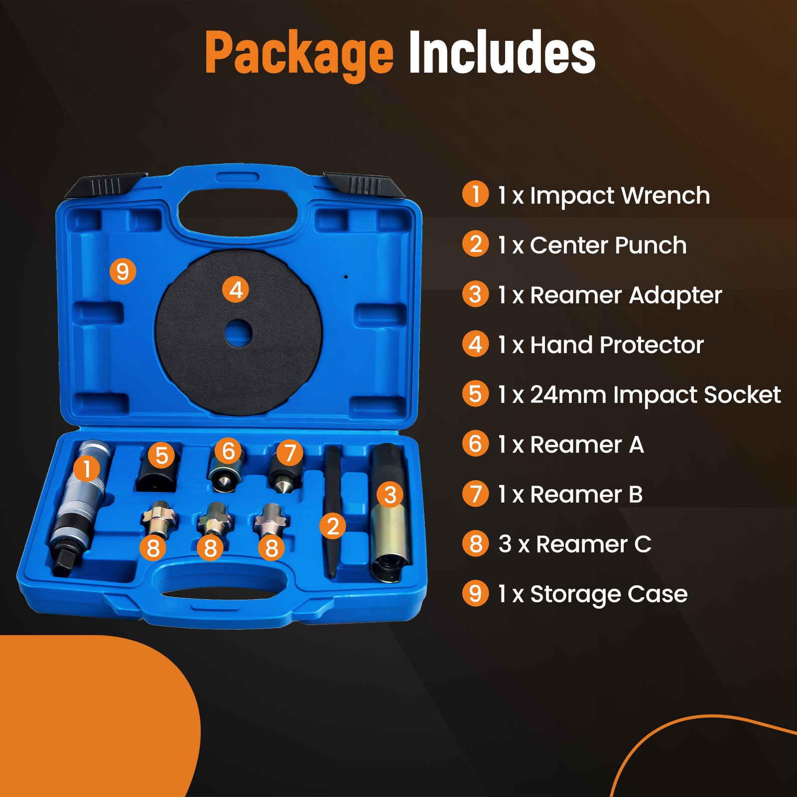 Locking Wheel Nut Removal Set universal Remover Tool Kits universal New