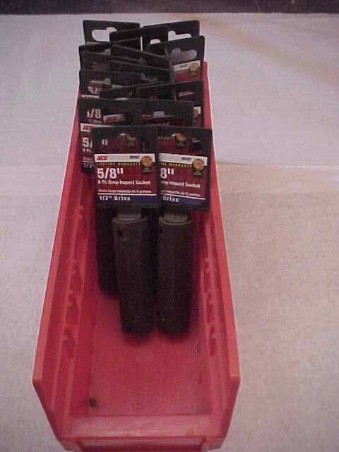 LOT OF 16 ACE 1/2″ Drive 6 Point 5/8″ Deep Impact Socket