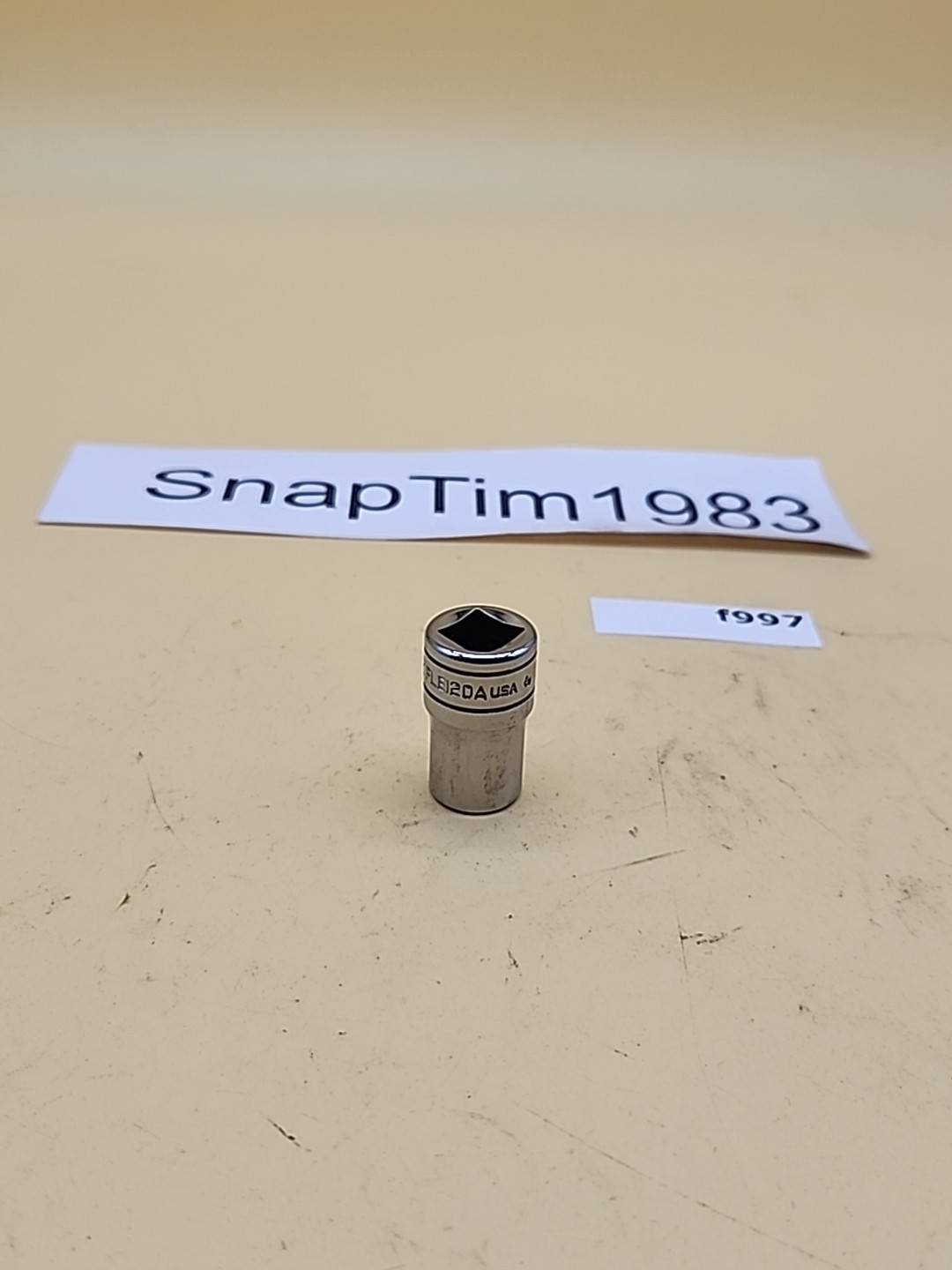 Snap-On Tools FLE120A 3/8″ Dr E12 Shallow Inverted TORX Female Chrome Socket
