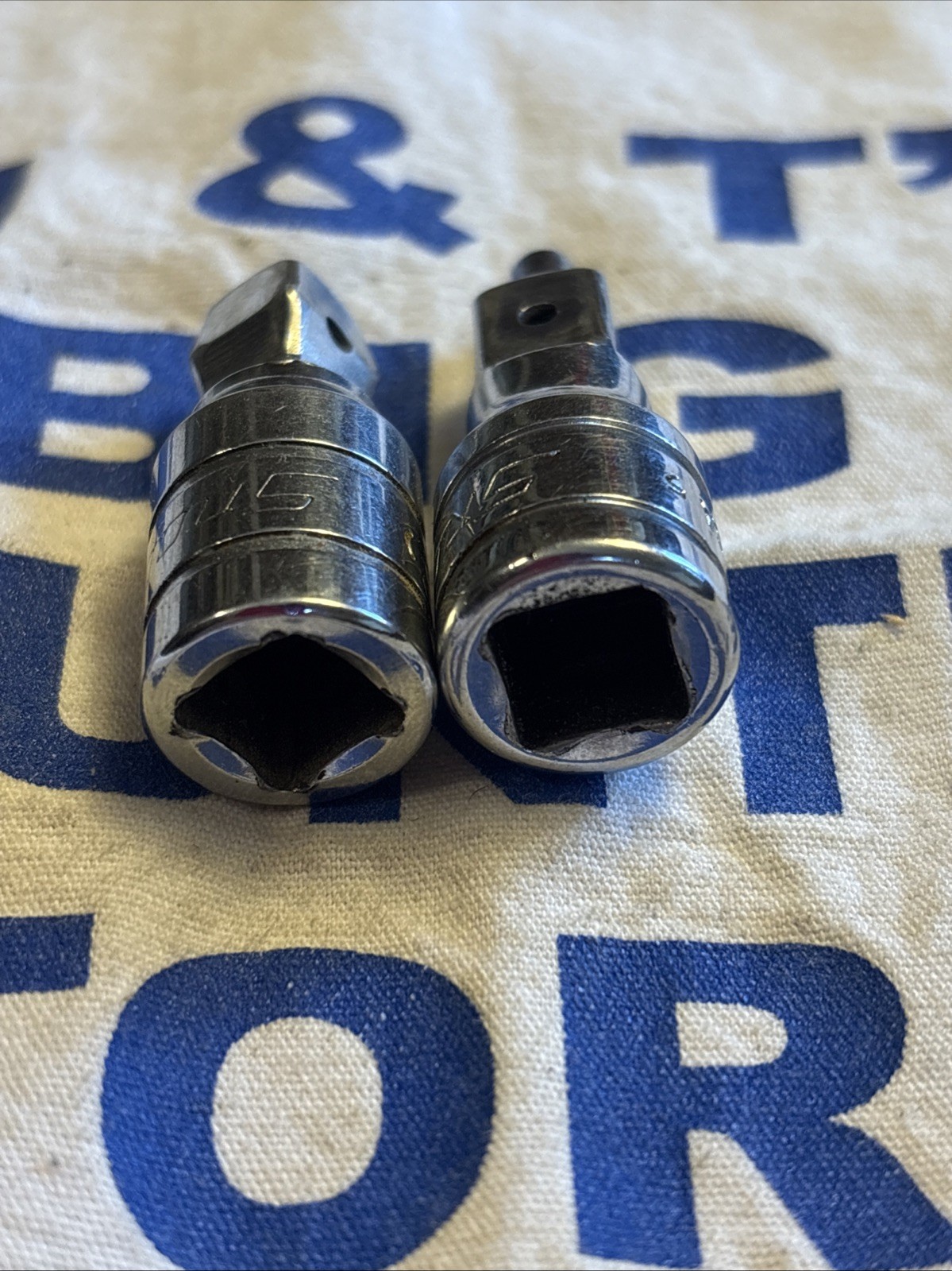 Snap-on Tools USA 3/8″ Drive 2pc Chrome Extension Set FXM18 & FXW1