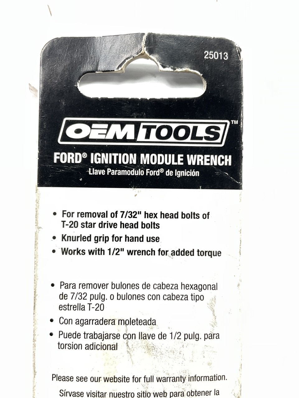 Oem Tools 25013 Ford Ignition Module Wrench For Distributor Mounted Modules