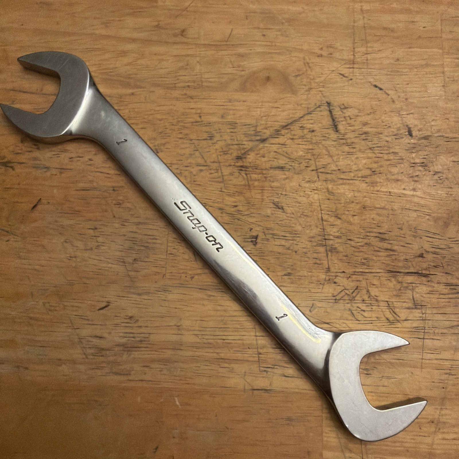 Snap-On Tools USA VS32 1″ SAE Chrome Four-Way Angle Head Open-End Wrench Used