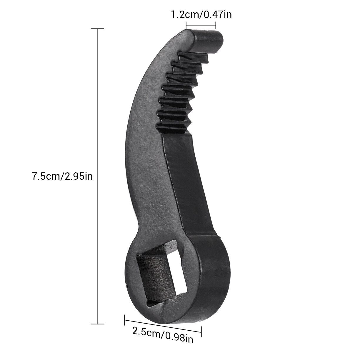 Pry Crowbar Adapter Head Pry Bar Wrench Adaptor Head Fit 1/2″ 3/8″ Drive Ratchet