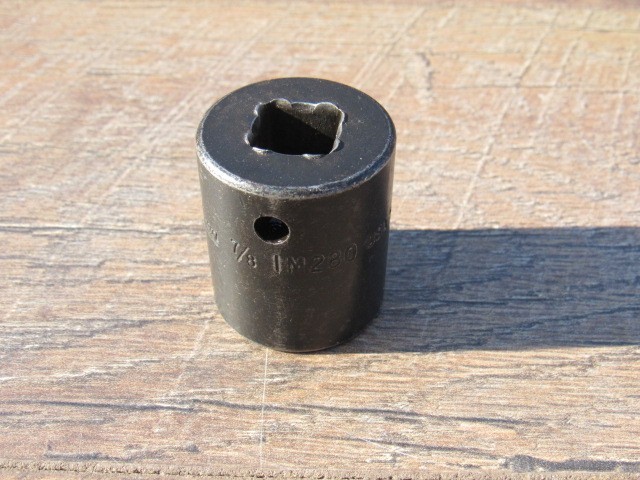 SNAP ON 7/8″ IM280 1/2″ DRIVE SHALLOW IMPACT SOCKET 6 PT IM 280 UNDERLINE LOGO