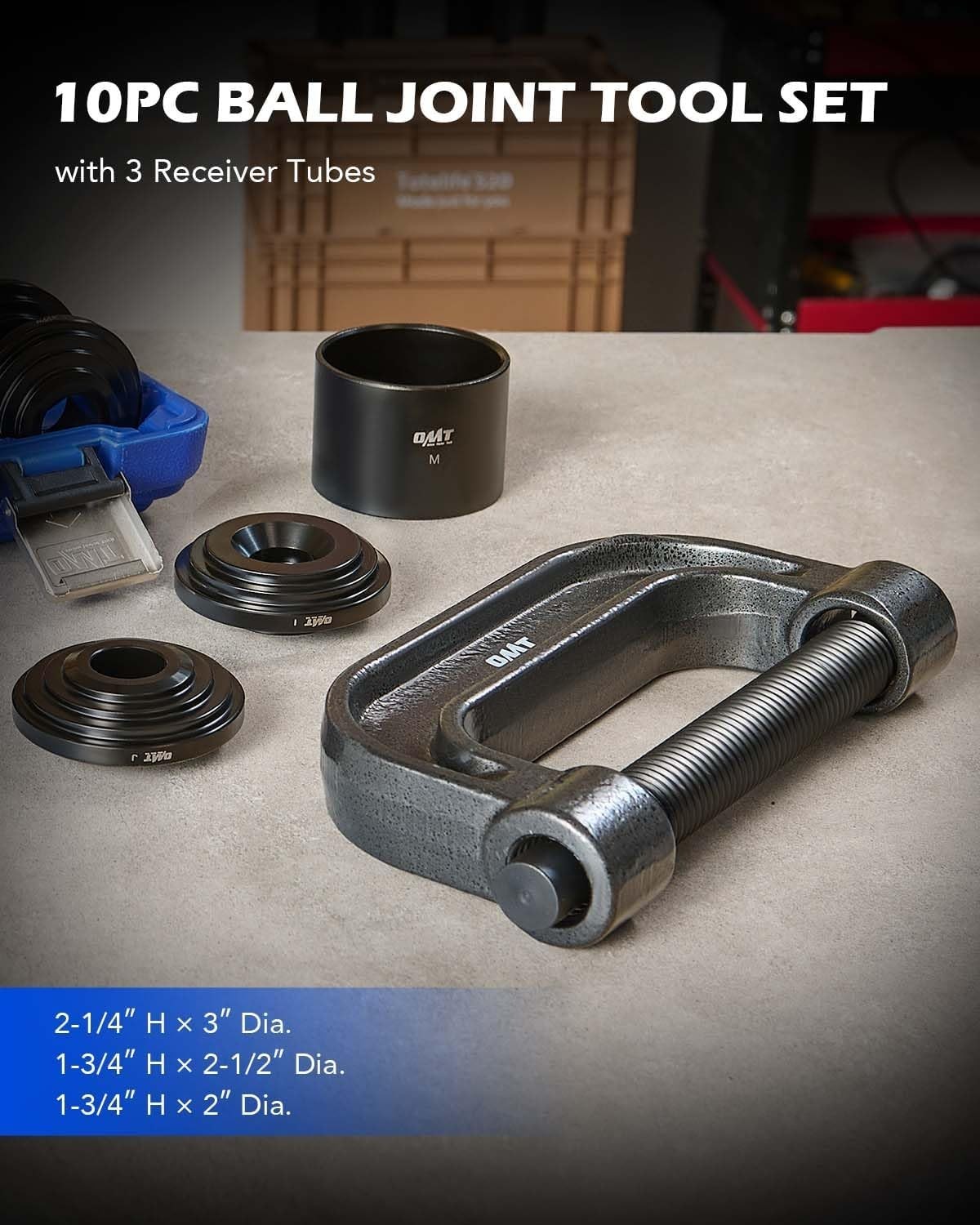 Orion Motor Tech Heavy Duty Ball Joint Press U Joint Removal Tool Kit Universal