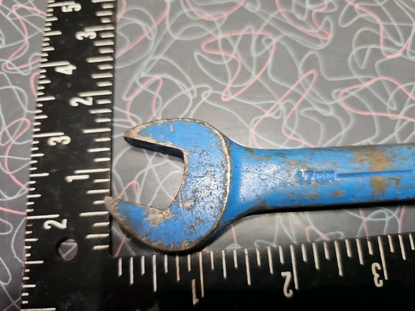 Armstrong 52-117 17mm 12 Pt Painted Blue Combination Wrench USA ARMALOY