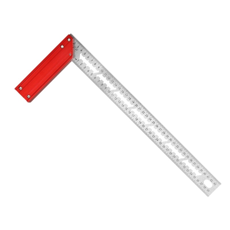 High Precise Aluminum Alloy L Shape 90 Degree Angled Ruler For Woodworking And