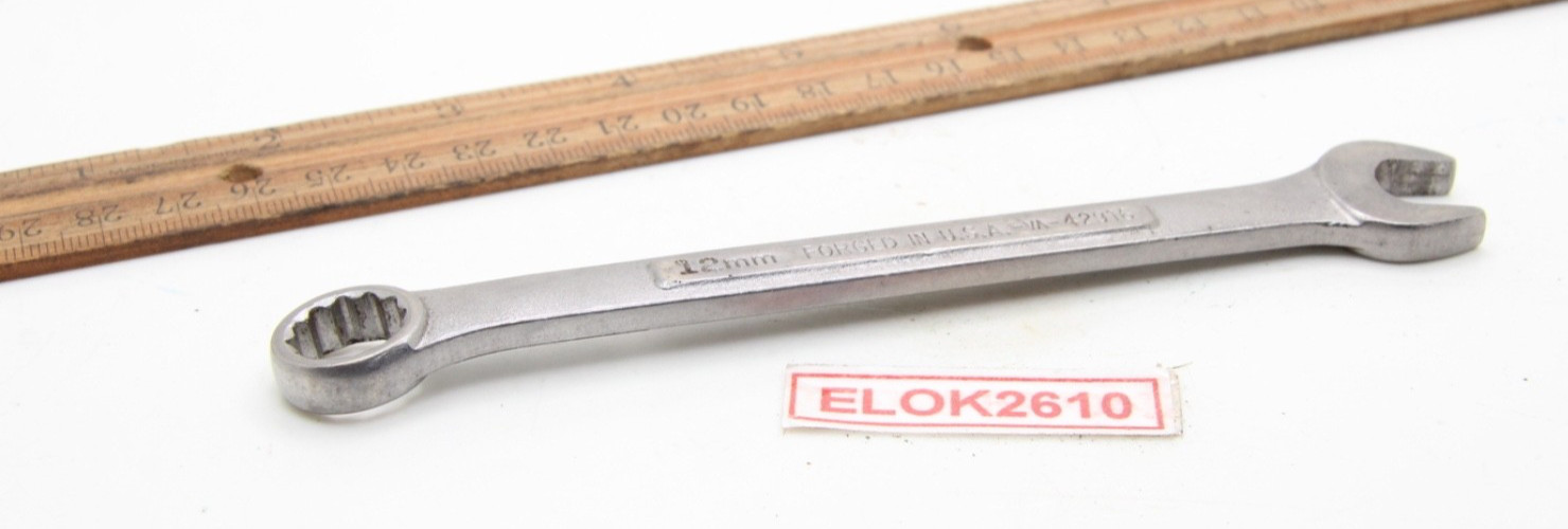 Craftsman V^- 42916 12mm 12 Point Metric Combination Wrench USA