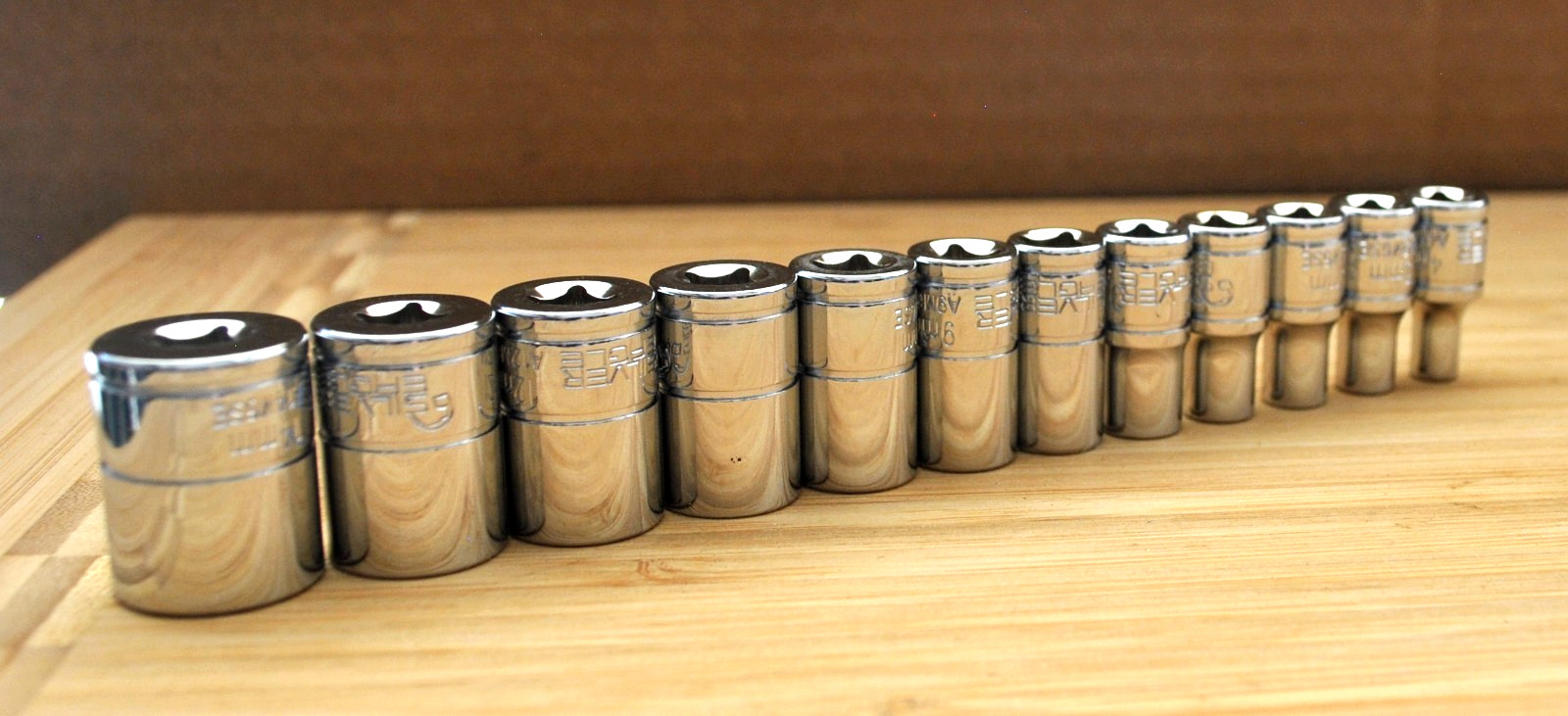 Matco Tools Silver Eagle 12 Pc 1/4 Drive Metric Standard Socket Set 4mm-14m Mint