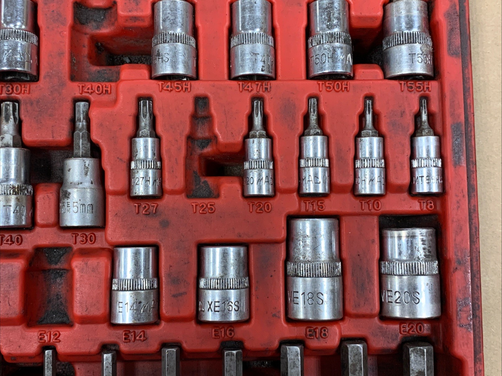 Mac 50-PC. Master Hex and Star Bit Driver Set (SMXVHT50B) ****READ!!