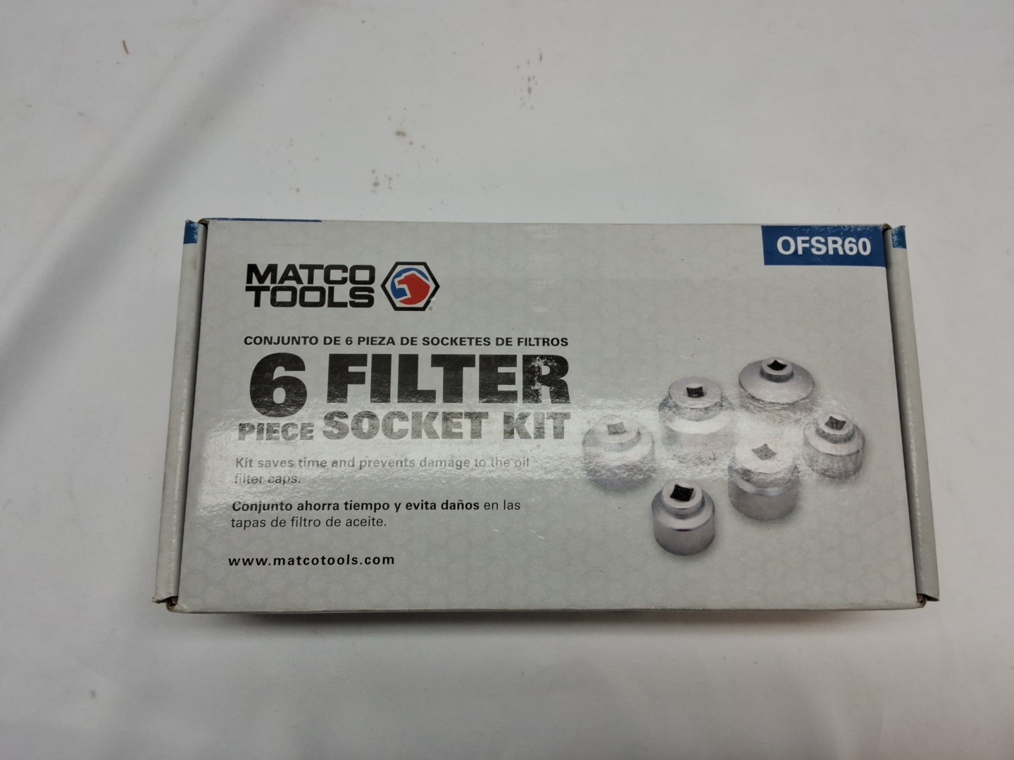 MATCO TOOLS OFSR60 6 PIECE OIL FILTER SOCKET SET