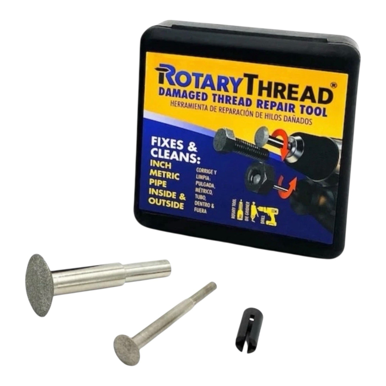 ROTARY THREAD Damaged Thread Repair Tool – Chase, Restore, Repair, and Clean