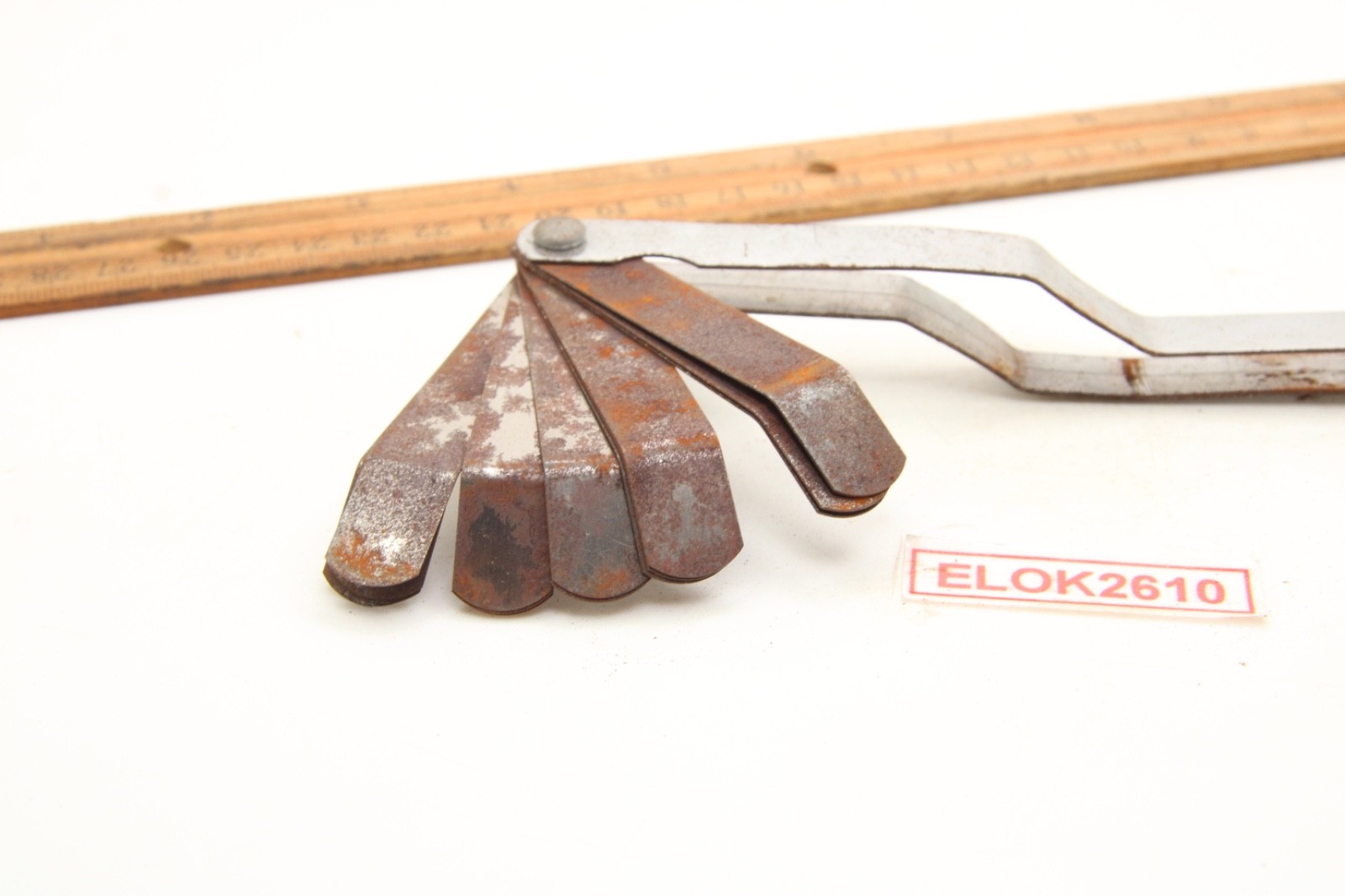 Blue Point FB-300A Bent Blade Feeler Gauge 25 Blades USA