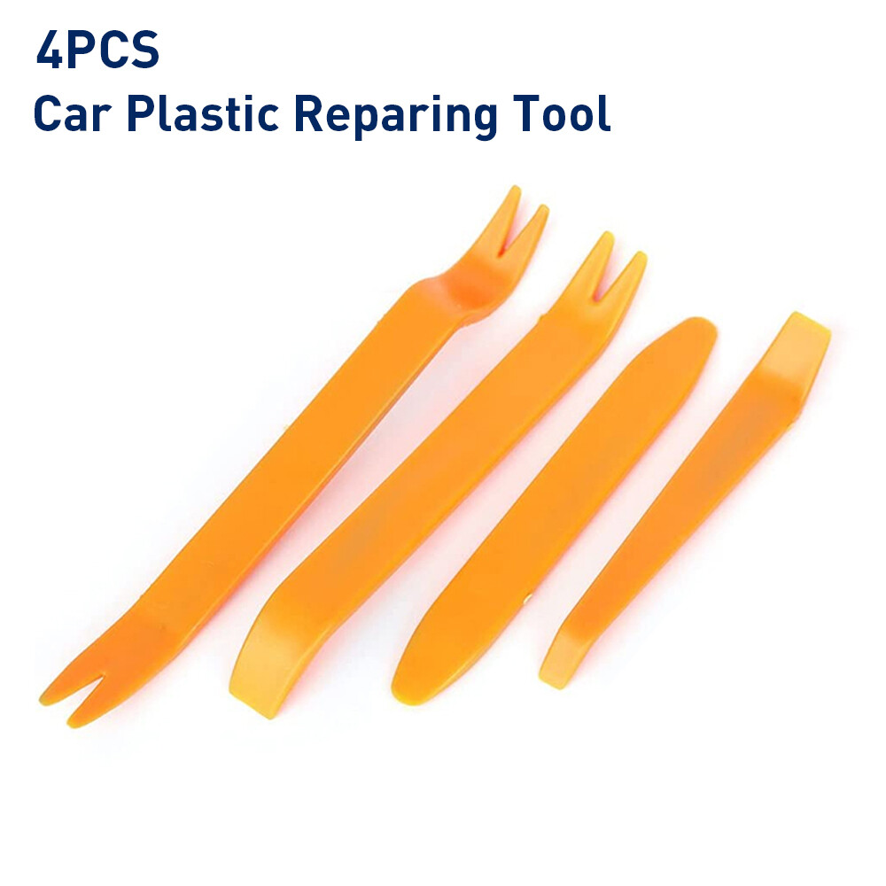 4PCs Car Door Trim Removal Tool Pry Panel Dash Radio Body Clip Installer Kit