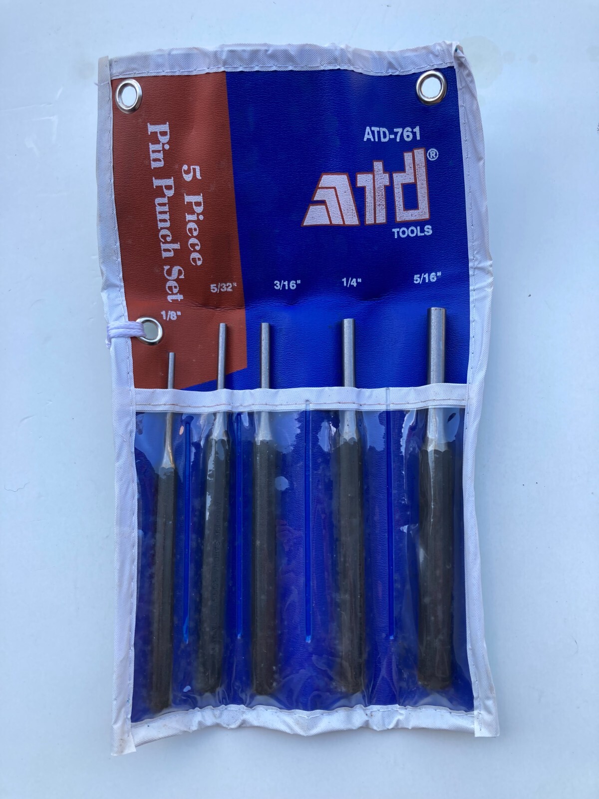Pin Punch Set, 5 pc., ATD-761