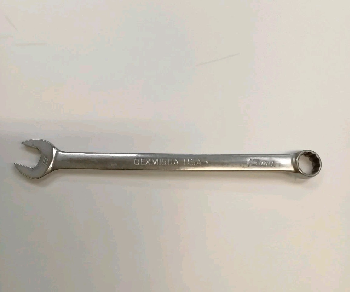 Snap On OEXM150A 15MM Metric 12 Point Combination Wrench USA