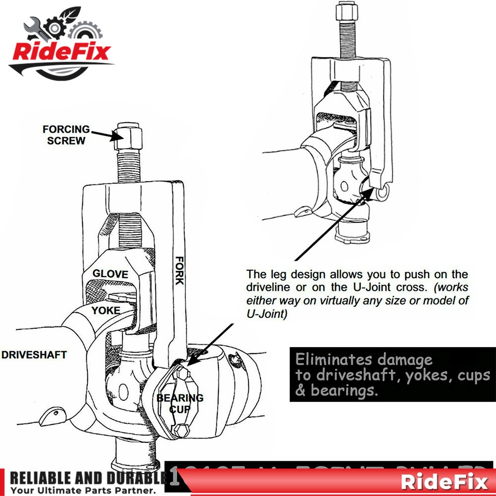 Heavy Duty 10105 Universal U Joint Puller Press Removal Tool For Truck Class 1-3