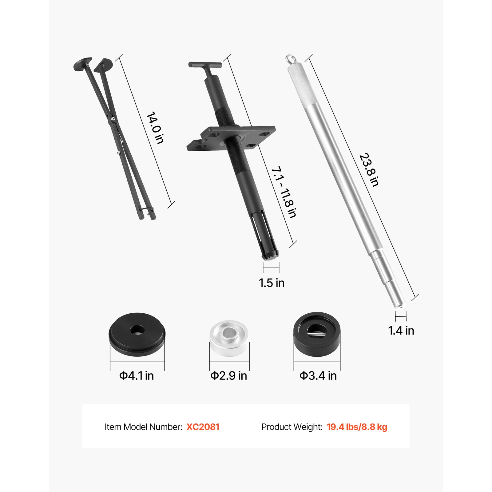 Uimoso Gimbal Bearing Alignment and Installation Tool for Marine Engines