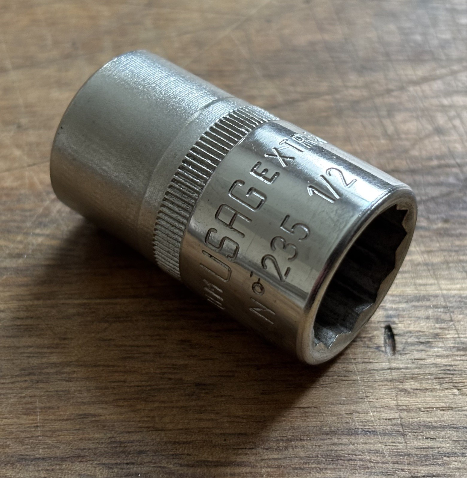 USAG No235 – 5/8” AF – 1/2” drive 12 point , Socket- stored / little use.