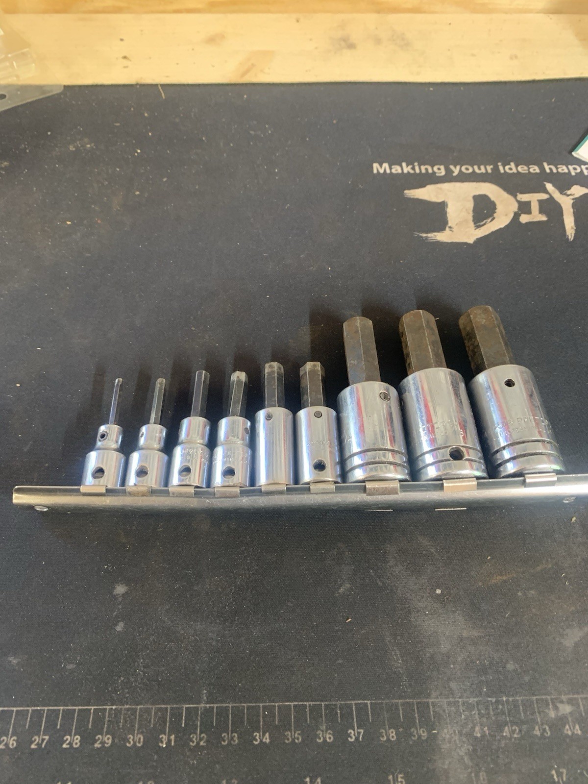 Lot of 9 Proto Hex Head Sockets 1/2″ & 3/8” Drive