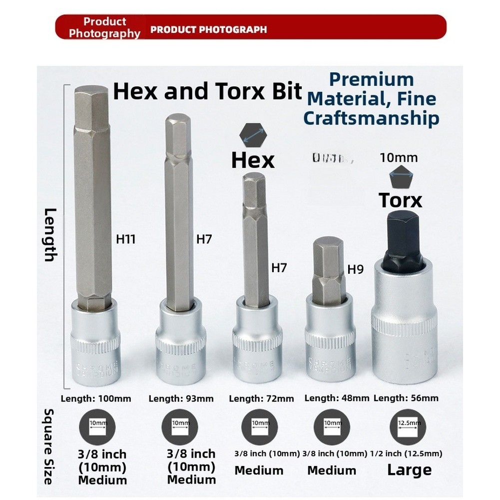 Brake Caliper Socket Brake Caliper Tool Brake Repair Socket And Bit Set